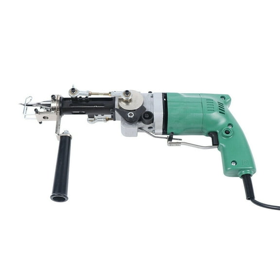 Industrial Electric Carpet Hand Tufting Gun Cut/Loop Pile Weaving Flocking Machine 2400 RPM