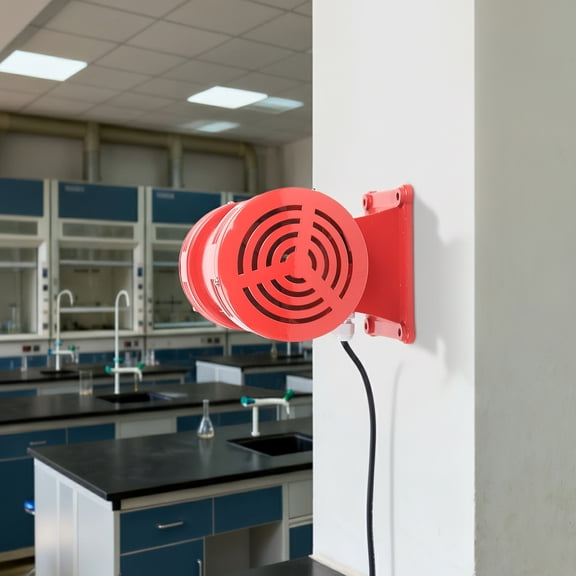 Industrial Electric Siren 125dB, 40W Motor Driven Alarm with Pure Copper Motor, IP44 Weatherproof Warning Horn for Factory Warehouse Construction Site Fire Emergency Security System