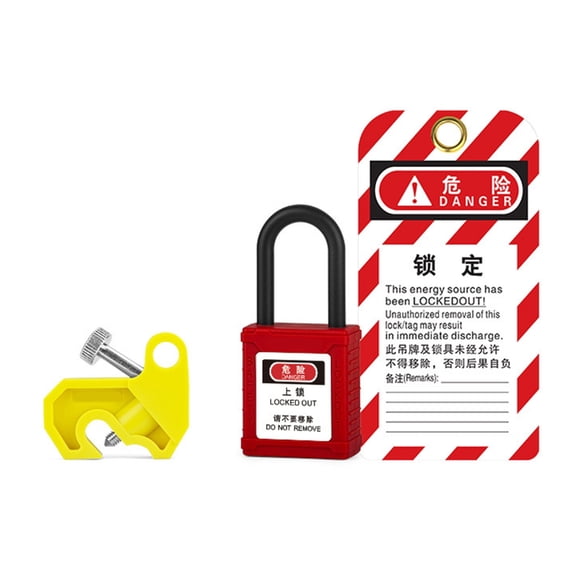 Industrial Electrical Lockout Tool Corrosiond Proof Nylons Circuit Breaker Safe