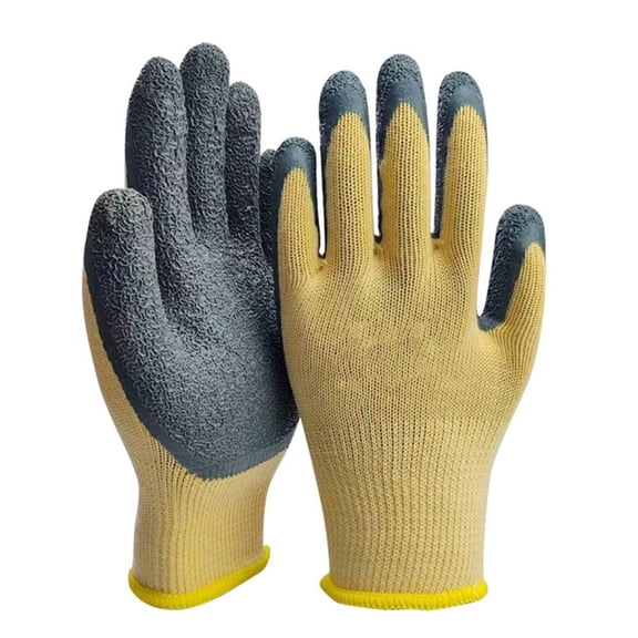 Industrial Electrical Safety Withstanding Voltage 400V Anti-Electricity Yellow Black Work Safe Gloves Insulation Touch Screen Glove Electrician Insulating Gloves Mittens YELLOW