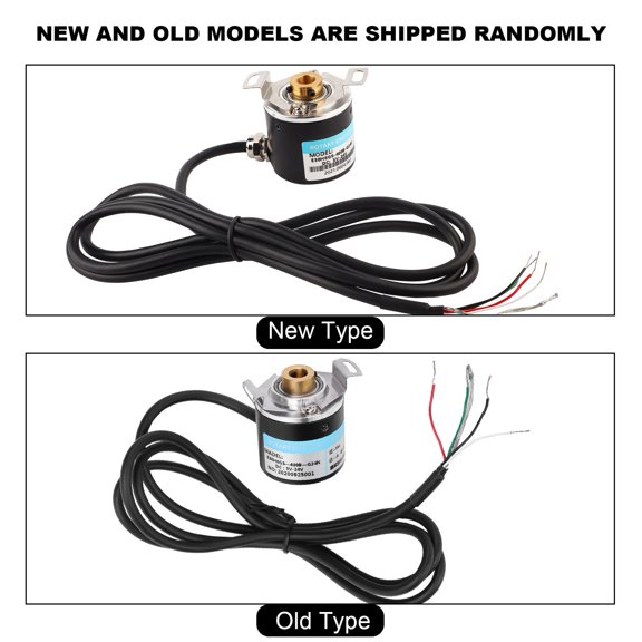 Industrial Encoder with Hollow Shaft, 3000-6000 RPM, 5-24V DC