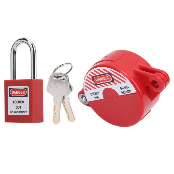 Industrial Equipment Valve Lockout, Valve Safety Padlock Valve Lock Box for Water Meter for Floor Heating for Liquefied Gas for Drain Switch