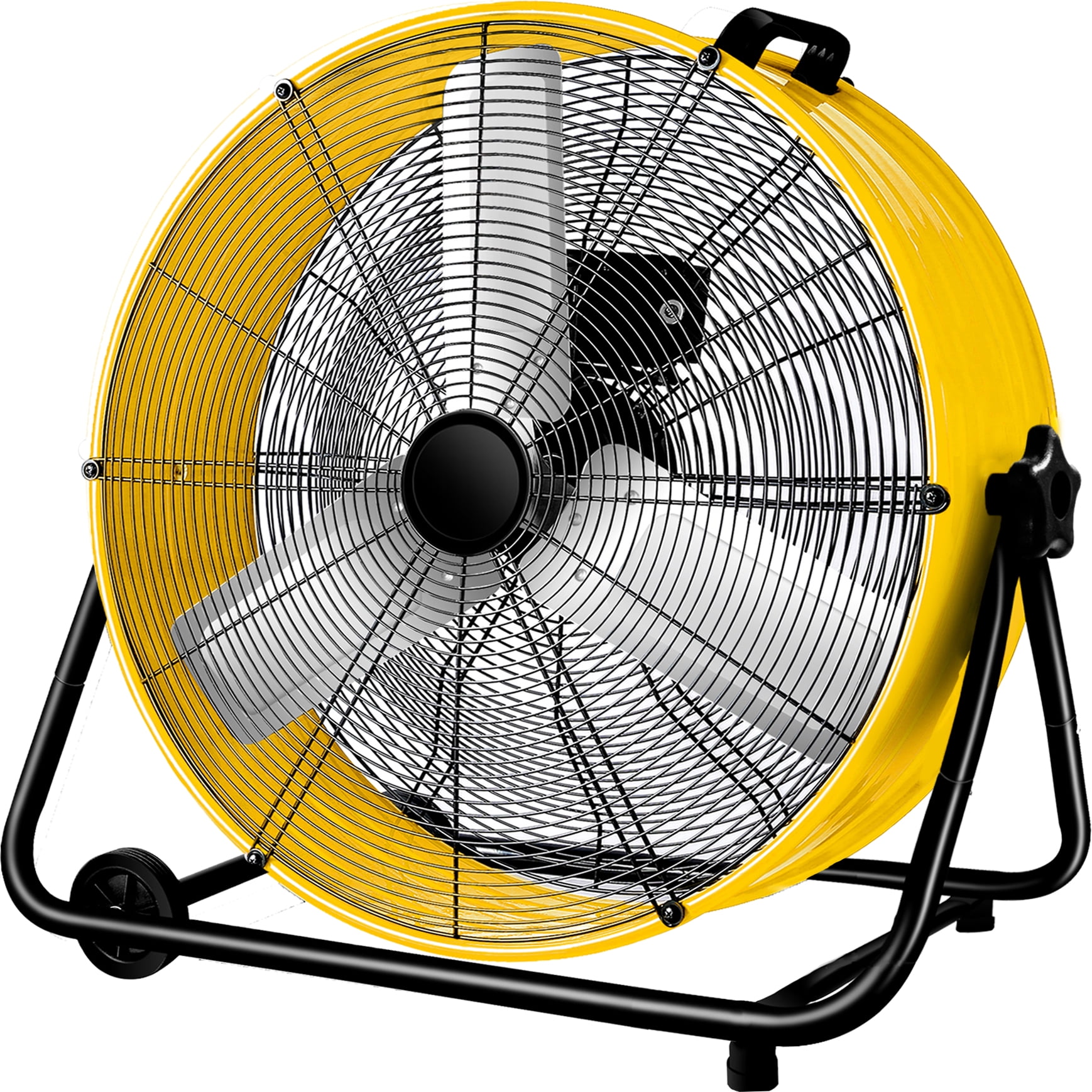FOHERE 24-Inch High Velocity Industrial Drum Fan – 8100 CFM, Portable