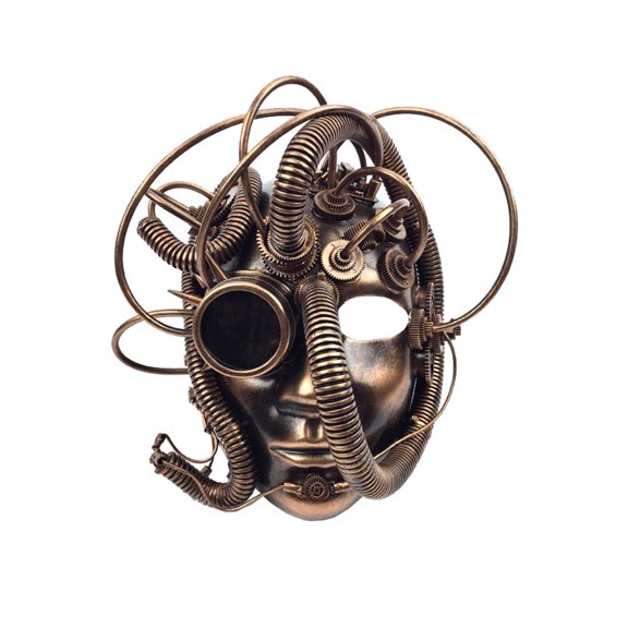 Industrial Figure Mask (Copper)