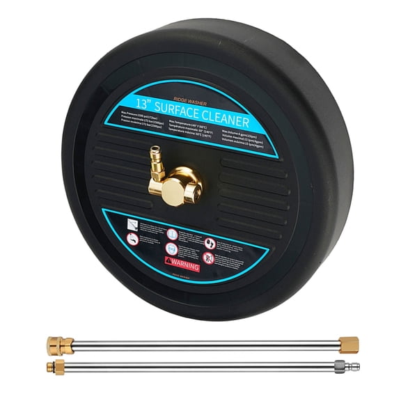 Industrial Floor Machine 13Inch Pressure Washer Surfaces with 2 Extension Wand For Driveway Use