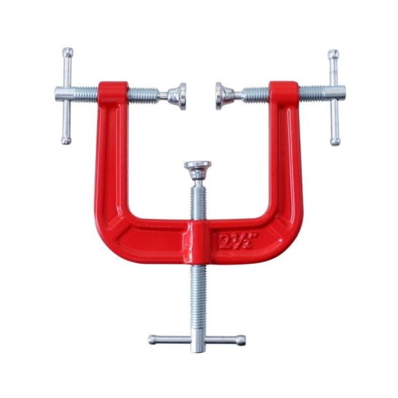 Industrial G Clamp Three Way Clamping Spiral Advance Design Milled Cast Iron High Strength For Machine Processing Furniture Making Marble Glasswork