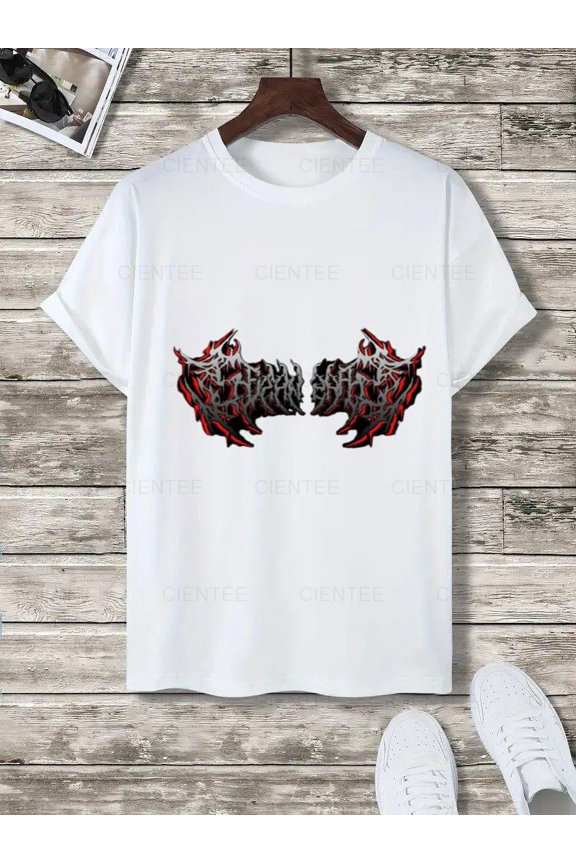 Industrial Gothic Graphic T-Shirt - Edgy & Bold Design , For Men/Women,Up to 5XL