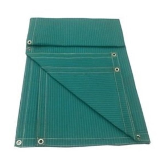 industrial grade 10p554 tarp, tear resistant, canvas, 4x8 ft, green