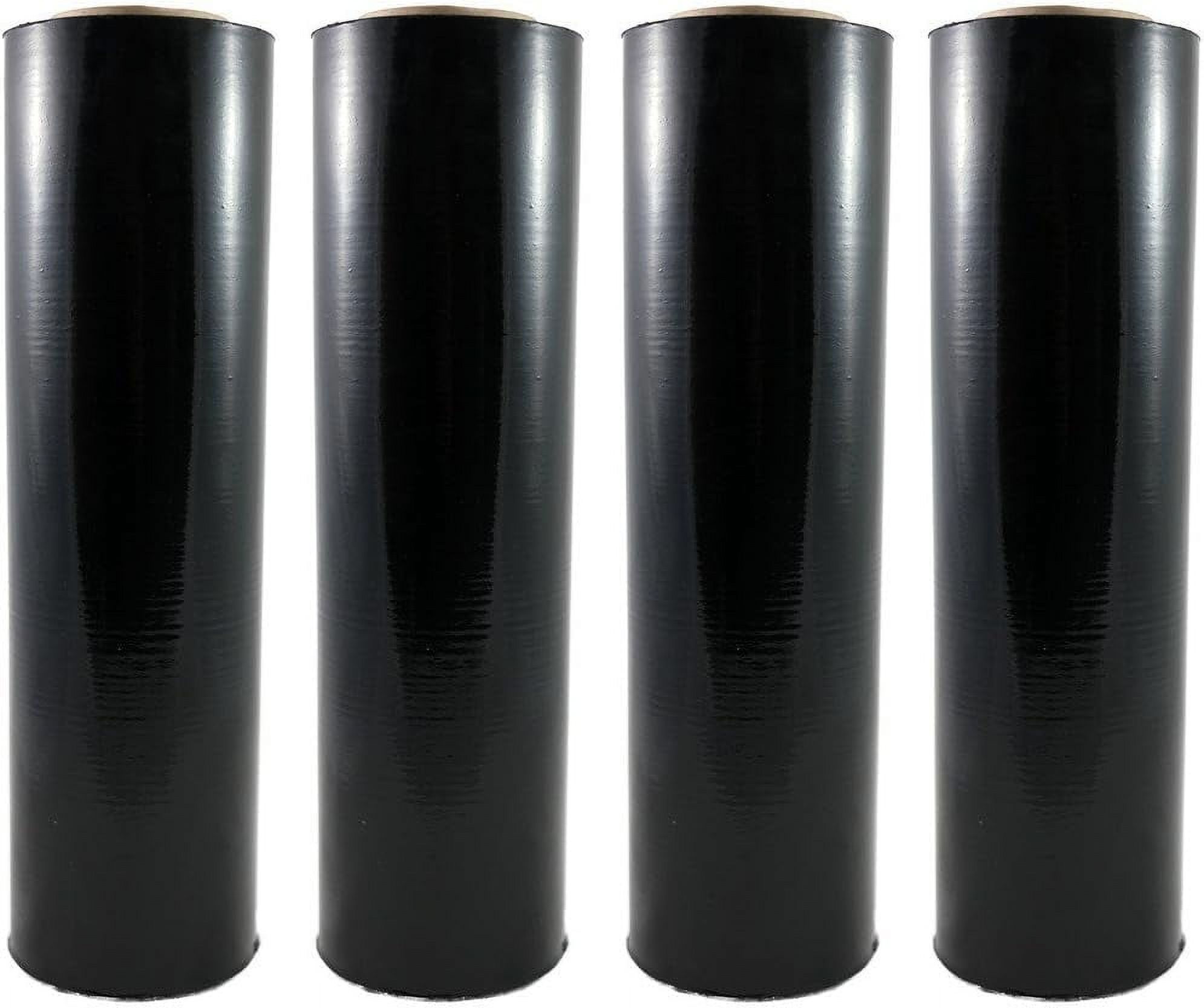 Industrial Grade 18"x 1500 FT Roll 80 Gauge Thick, 4 Pack. Stretch