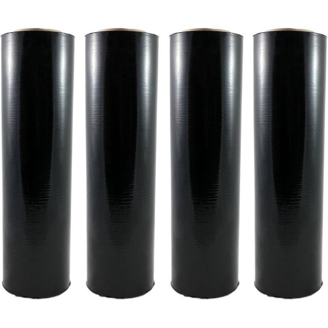 Industrial Grade 18"x 1500 FT Roll 80 Gauge Thick, 4 Pack. Stretch
