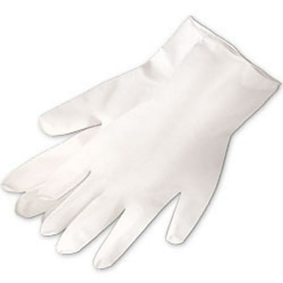 Industrial Grade - 5 Mil White Gloves, M (Pack of 1000 pairs)