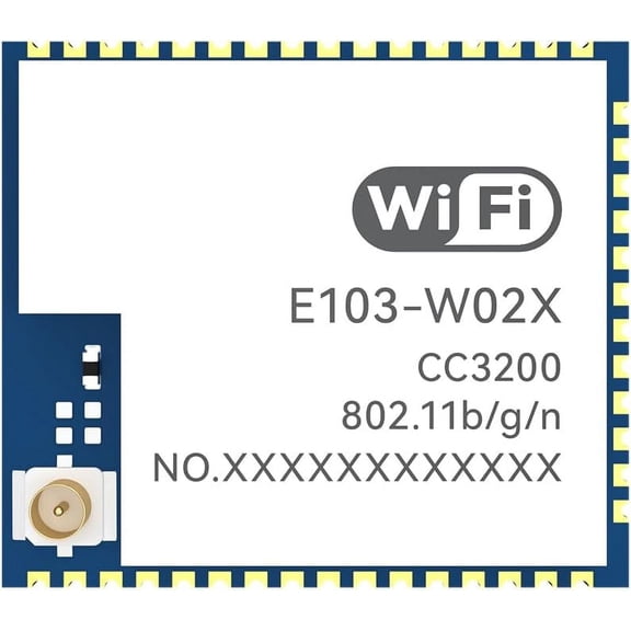 Industrial Grade CC3200 WiFi Module UART E103-W02X Low Power MQTT HTTP Heartbeat Packet TCP UDP Air Kiss Ipex Antenna