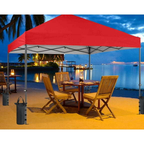 Industrial Grade Canopy Weight Bags for   Tent - 4 PCS Round Sand Bags (.6X20 INCH)