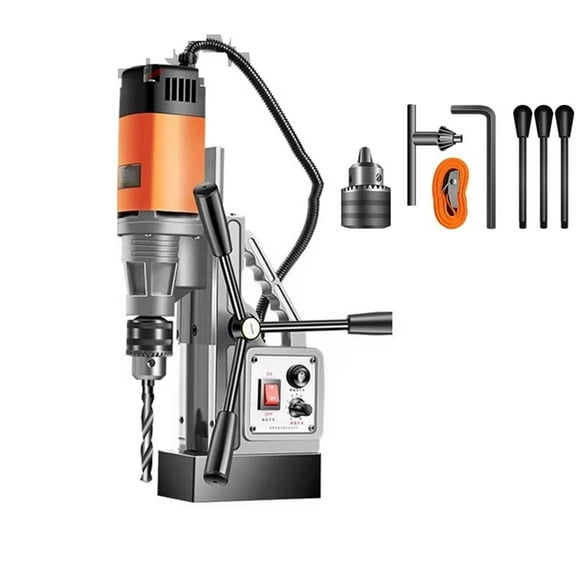 Industrial Grade Drilling Machine Powerful Magnetic Drill Press Electric Mag Bench Tapping Drilling Rig Machine ,Flexible Adjustment