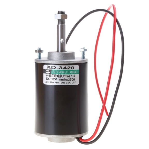 Industrial Grade High Speed 12V Motor Electric Gear Motor Speed Adjustable Motor Suitable for Grinders & Equipment