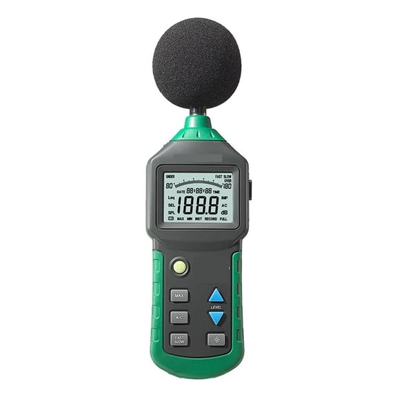 Industrial Grade LCD Digital Sound Level Meter Noise DB Automatic Range 30dB ~ 130dB ,Feature Packed