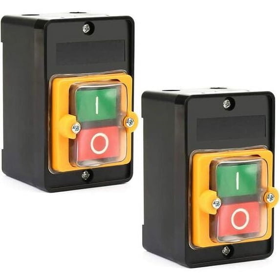 Industrial Grade Motor Switch 2pcs Machine Switch, AC 220V/380V 10A ...