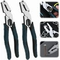 thumbnail image 1 of Industrial-Grade Multi-Function Cutting Pliers, 9-in-1 Wire Cutting Pliers, Heavy-Duty Compound Action Leverage Lineman Tool for Versatile 9-in-1 Functionality, 1 of 8