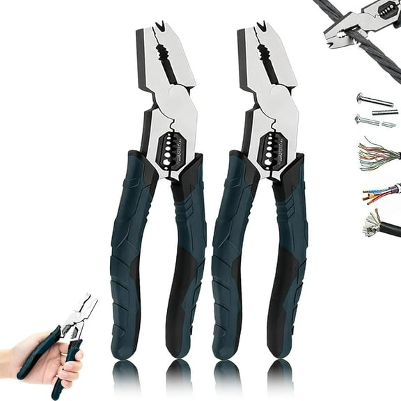 Industrial-Grade Multi-function Cutting Pliers, 9-in-1 Multi-Functional Pliers Wire Cutter, Professional Cutting Tool for Home Repair