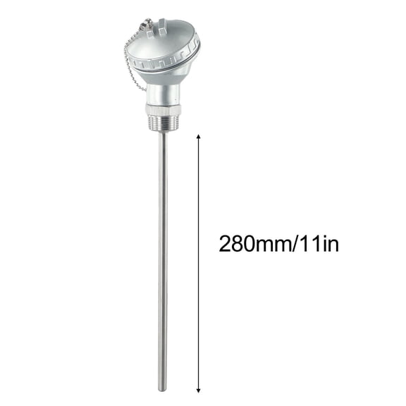 Industrial Grade PT100 For RTD Probe with 3/4 NPT Thread for Temperature Measurement in Manufacturing and Process Engineering (300mm)