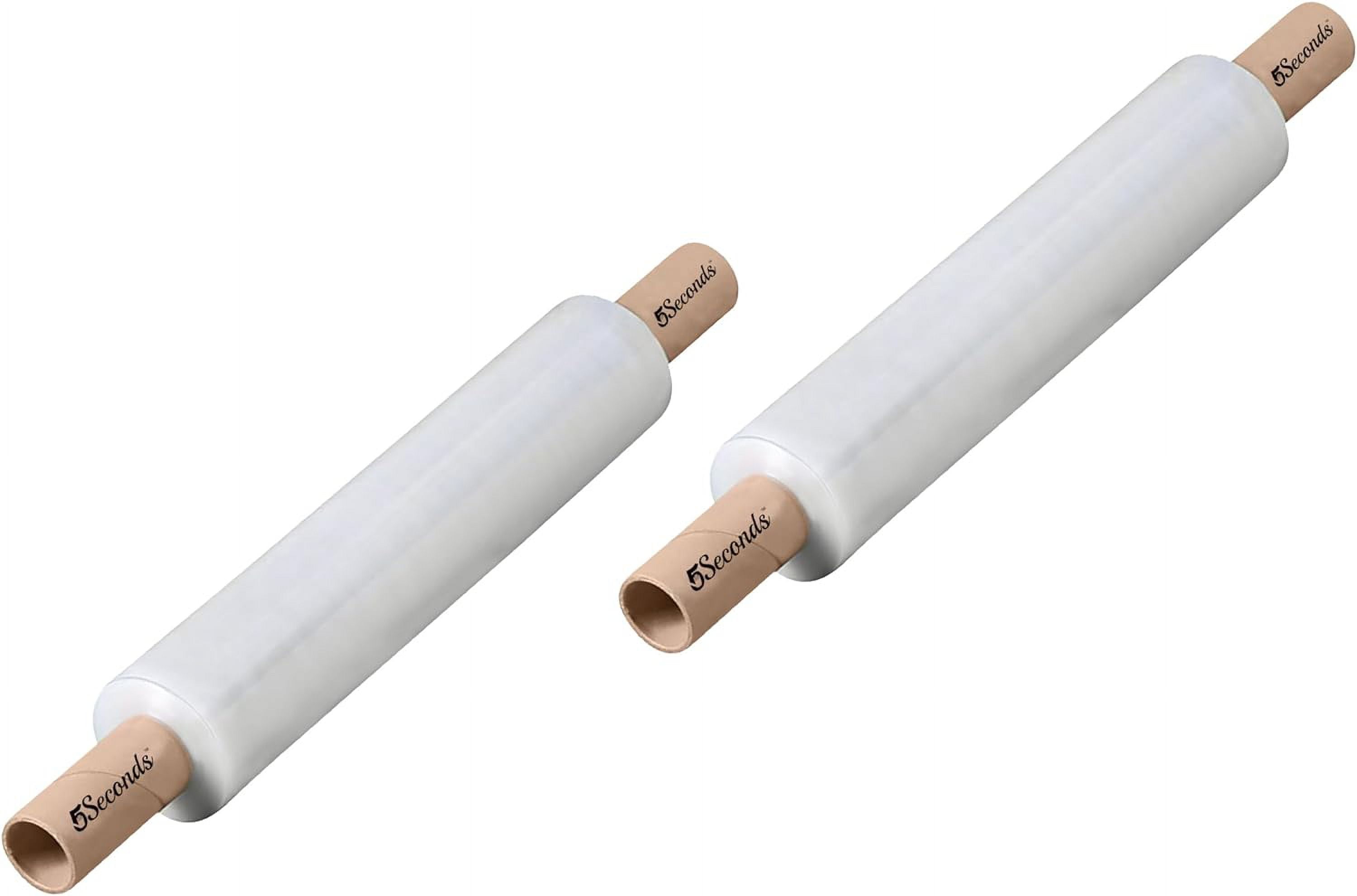 Industrial Grade (Pack of 2) 20" x 1000Ft Shrink Wrap with Core Handle