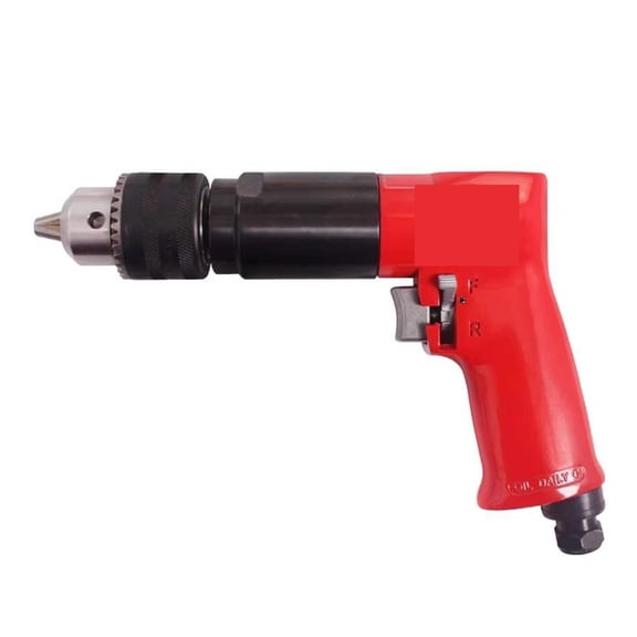 Industrial Grade Pneumatic Drill Air Drilling Machine, High Speed DS307 3/8 Inch 1800RPM With Forward And Reverse Switch ,Power Tools