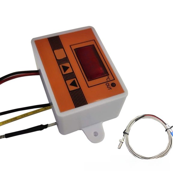 Industrial Grade Temperature Controller with 10A Output Capacity and 73mm Mounting Hole Spacing for Secure Fit (12V )