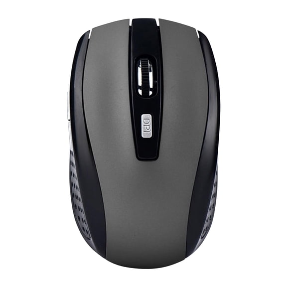Industrial-Grade Upgraded 4ghz Wireless Game Mouse | Advanced Adjustable DPI | Heavy-Duty Silent Click & RGB | Programmable | wireless photoelectric mouse- Grey