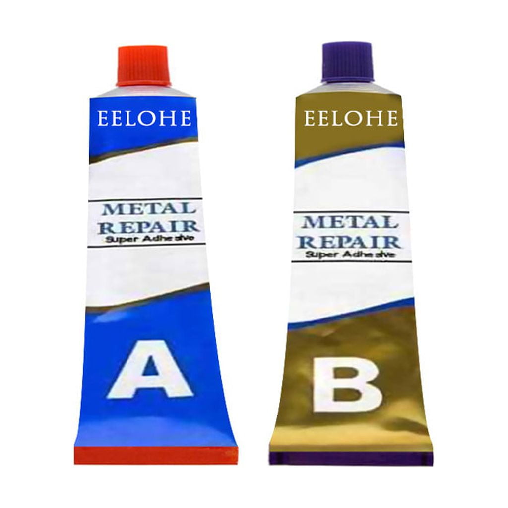 Industrial Heat Resistance Cold Weld Metal Repair Paste Glue Set 50g