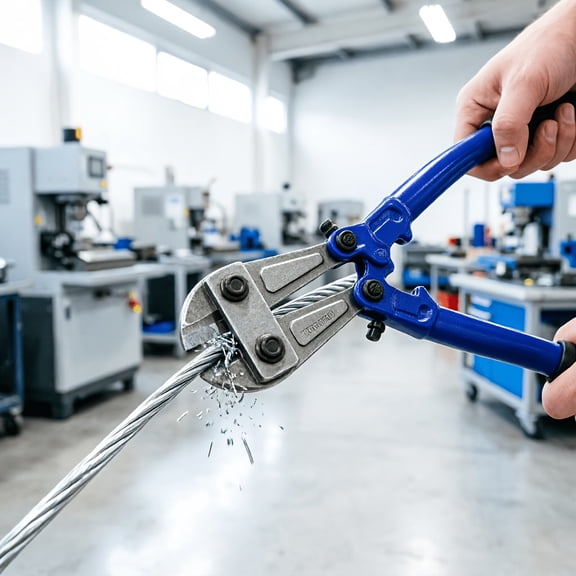 Industrial Heavy Duty Bolt Cutter Set 14" & Mini 8" High Leverage Cable Cutters with Storage Case for Lock Barbed Thick Wire Cutting