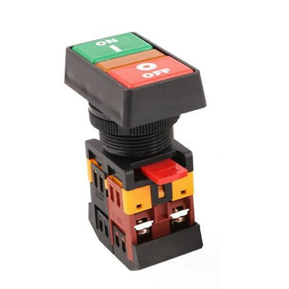 Industrial High-Voltage Start-Stop Switch Machine AC 380V Self-Reset Momentary