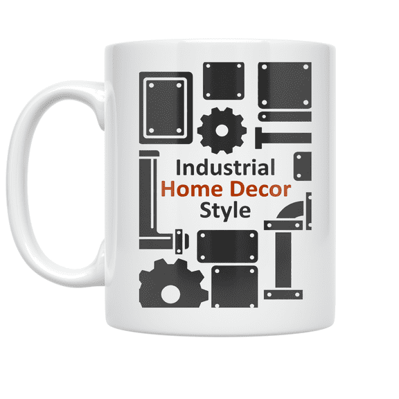 Industrial Home Decor Style - Industrial Design Enthusiast - 11 oz Ceramic Coffee Mug