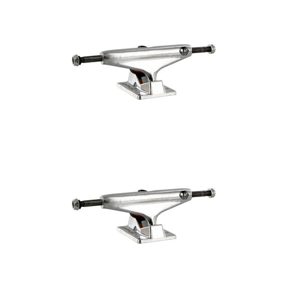 Industrial IV Skateboard Trucks Raw/Raw with Black Logo - Hanger 4.75" Axle 7.5" (Set of 2)