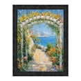 thumbnail image 1 of Industrial Iron Black Rail Picture Frame 30x30 frame, 1 of 7