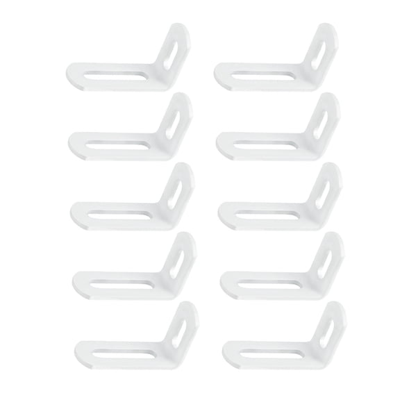 Industrial Iron Brackets With 90 Degree Right Angles for Secure Cabinet Bookshelfs Installation