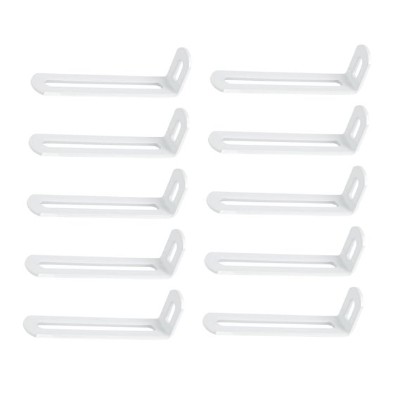 Industrial Iron Brackets With 90 Degree Right Angles for Secure Cabinet Bookshelfs Installation