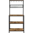 Industrial Kitchen Bakers Rack with 4Tier Shelves Shelving Units & 10
