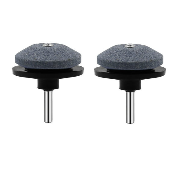 Industrial Knife Grinder, Drill-Attach Mower Blade Sharpener for Lawn Tractors, Mowers, Rototillers - 2-Pack, 2.3 x 2.5 Inches