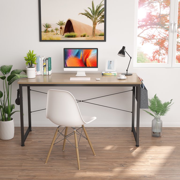 Computer Desk/Writing Desk Small Desk Bedroom Student Writing Desk Simple  Household Corner Table Laptop Desk With Storage Compartment, Stable Steel
