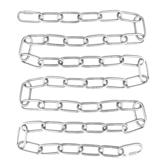 Industrial Light Fixture Chain Metal Pendant Chandelier Chain Adjustable Extension Chain With Connection Locks
