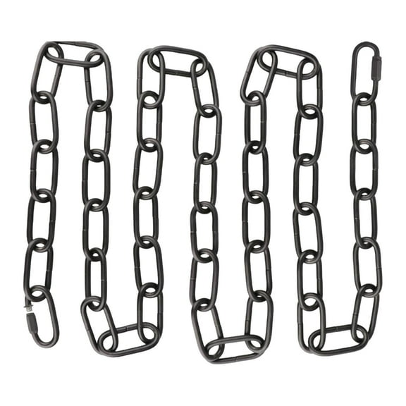 Industrial Light Fixture Chain Metal Pendant Chandelier Chain Adjustable Extension Chain With Connection Locks
