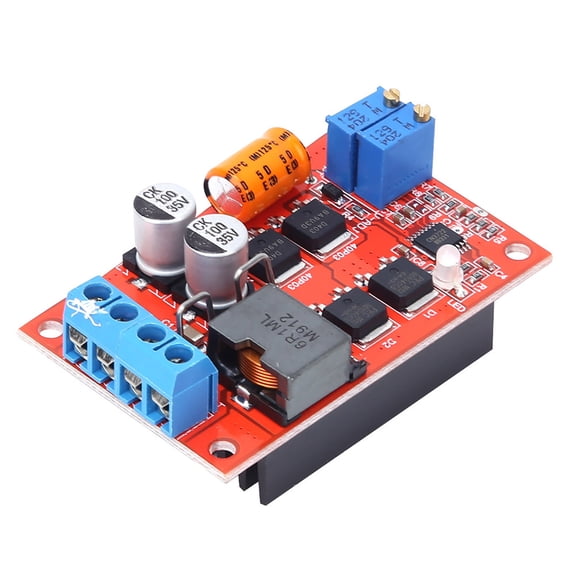 Industrial MPPT Solar Charge Controller 5A Power Regulator with Automatic Tracking and Visual LED Indicator for 12V 24V Lithium Batteries (12.0 x 7.0 Inches / 30.4 x 17.7 cm)