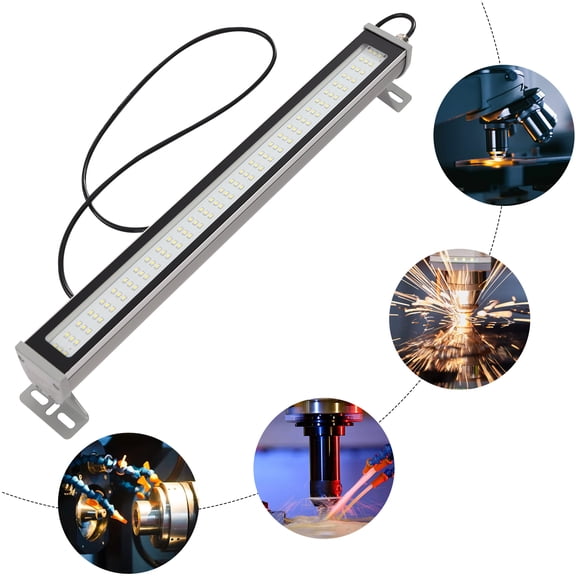 Industrial Machine Tube Light LED Waterproof CNC Machine Work Light 20W IP67 Explosion Proof AC110V 2304lm Milling Lighting