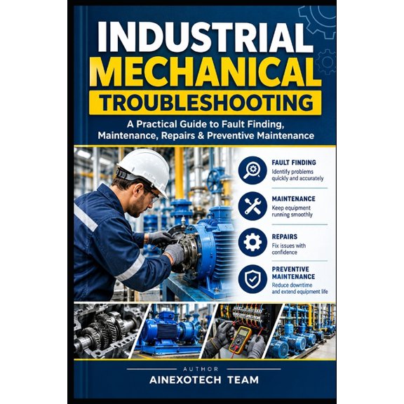 Industrial Maintenance - Mechanical Industrial Mechanical Troubleshooting: A Practical Guide to Fault Finding, Maintenance, Repairs & Preventive Maintenance, Book 1, (Paperback)