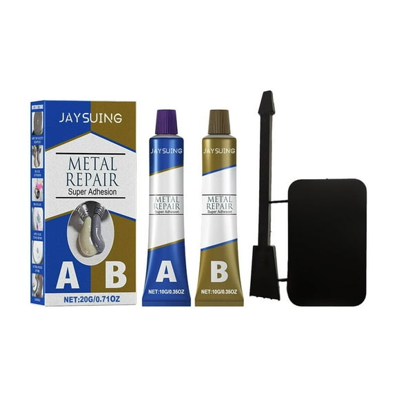 Industrial Metal Casting Repair Adhesive | 2-Part Epoxy Sealant | High-Strength Iron Steel Aluminum Bond | Heat & Wear Resistant | Waterproof Structural Compound | Professional Grade Metal Filler Kit