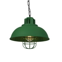 Industrial Metal Iron Pendant Lighting for Dining Room Table, Rustic Retro Hanging Light Fixture for Kitchen Island, Single Farmhouse Ceiling Pendant Lamp, Chandelier for Bar Counter Entryway