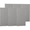 thumbnail image 1 of Industrial Metal Pegboard - Gray - Six 16 x 32 in. Panels - Model No. 35-P-3296GY, 1 of 1