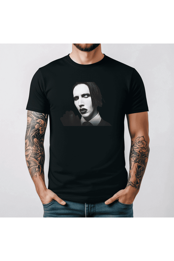 Industrial Metal Rock Legend Music Artist Fan Graphic Art Apparel Tee,for men and women up to 5XL