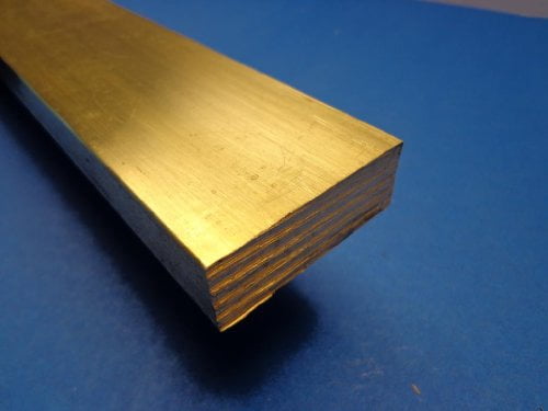 Industrial Metal Sales- - 360 1/2 Hard Brass Flat Bar 1/2" x 2" x 12