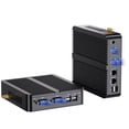 thumbnail image 1 of Industrial Mini PC, Kinupute Fanless Desktop Computer 12th Alder Lake-N100, up to 3.4GHz, 16G DDR4, 512G NVME SSD, Windows 11 Pro, COM RS232, Dual LAN, 4K@60Hz 2xHDMI/DP, WiFi6, BT5.2, VESA, WOL, 1 of 21